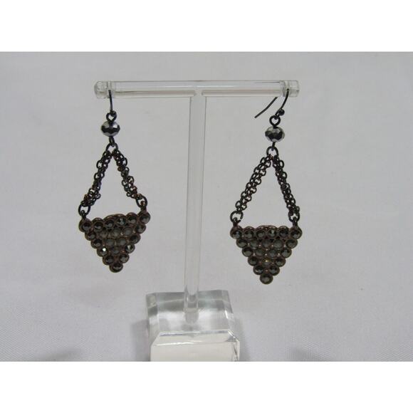 Chico's Bead Rhinestone Chandelier Bead Dangly Rustic Whimsygoth Chain Cottage - Picture 1 of 6